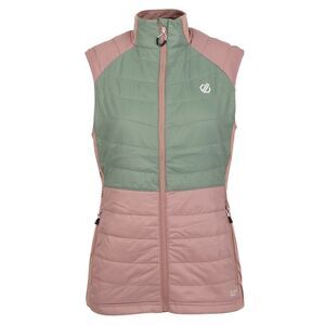 Dare 2B Womens/Ladies Culmination Wool Padded Vest / Dusky Rose/Lilypad Green